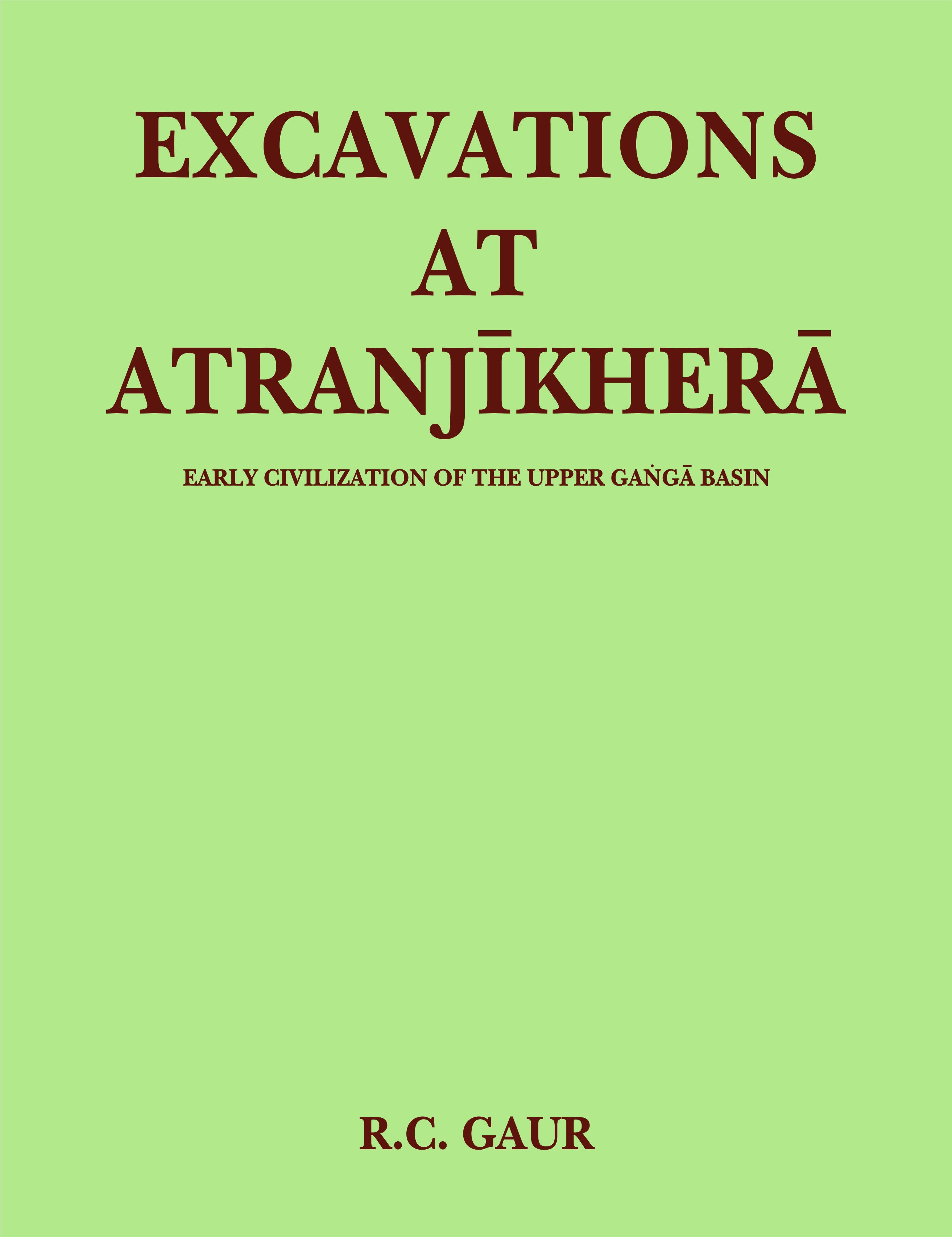 Excavations at Atranjikhera: Early Civilization of the Upper Ganga Basin