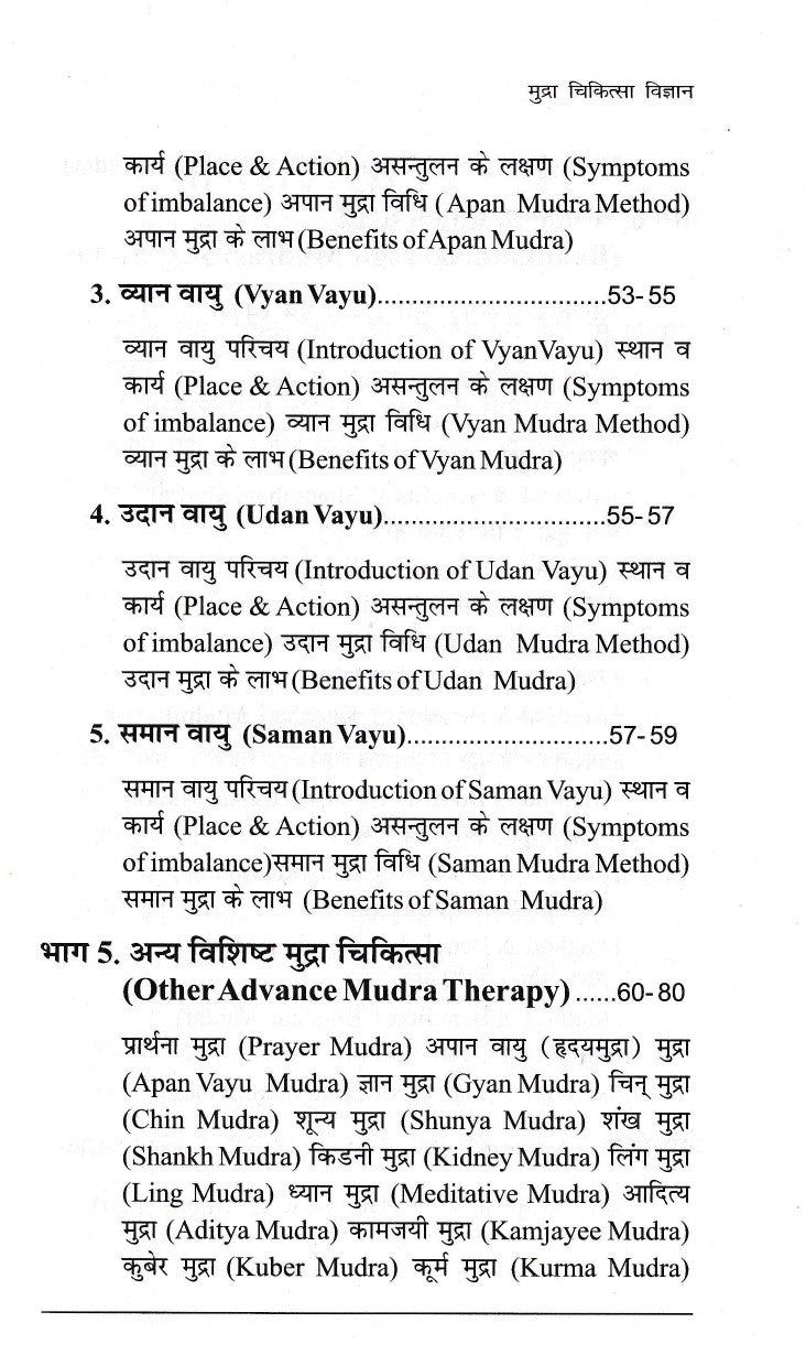 मुद्रा चिकित्सा विज्ञान Mudra Chikitsa Vigyaan