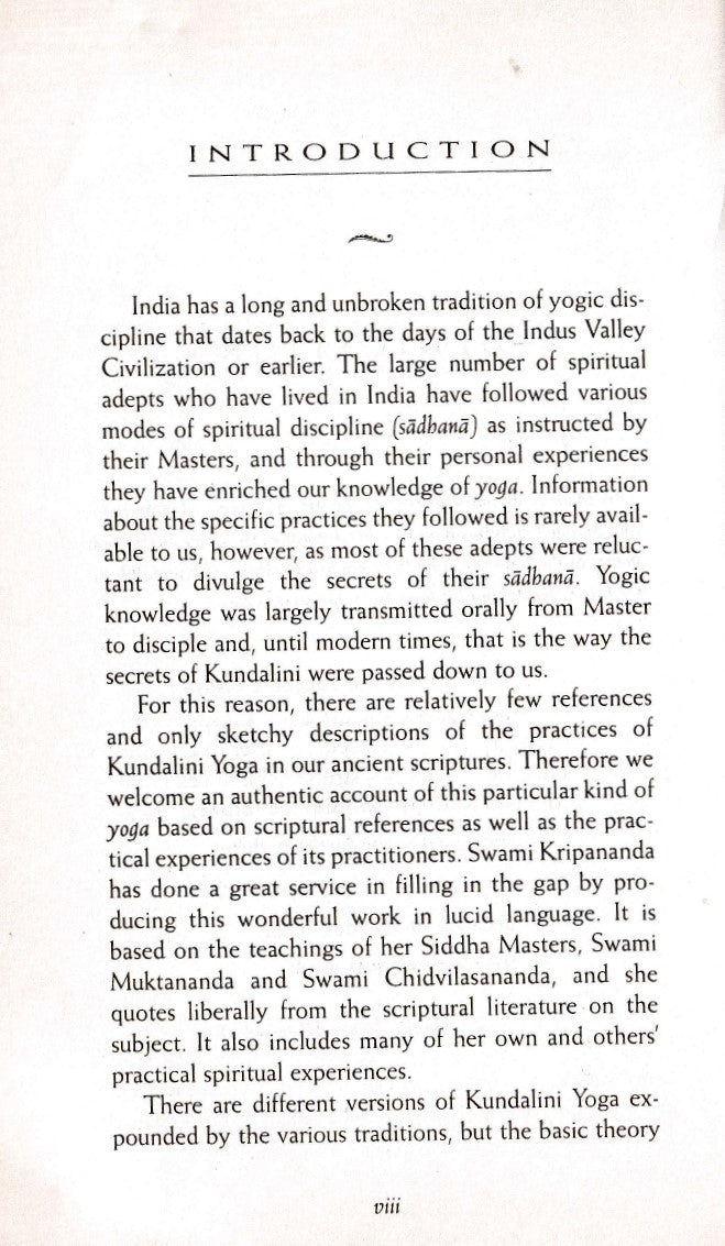 The Sacred Power: A Seeker's Guide to Kundalini