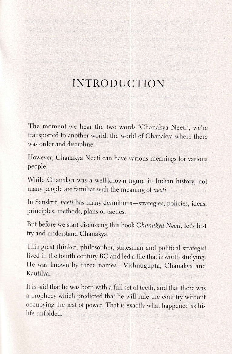 Chanakya Neeti: Strategies for Success