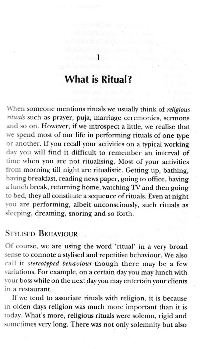 The World of Rhythm Called Rituals