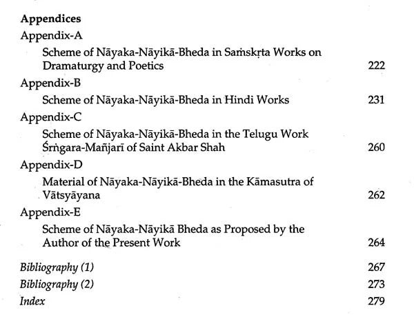 Studies in Nayaka Nayika Bheda