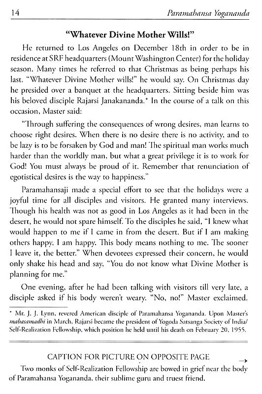 Paramahansa Yogananda in Memoriam- Personal Accounts of the Master's Final Days