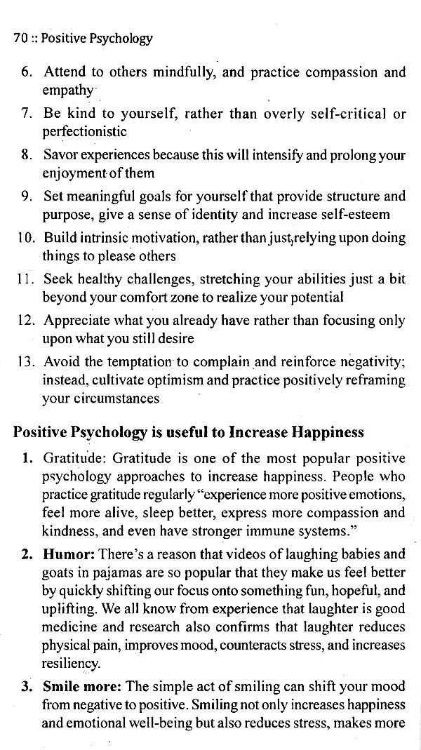 Positive Psychology,Text book for Graduation and Post Graduation based on NEP and Competitive Examinations