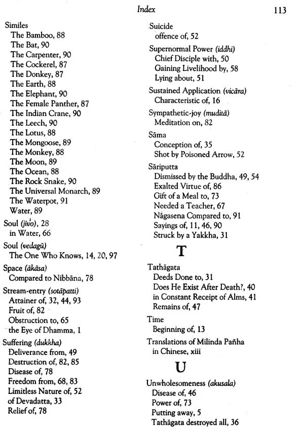 The Debate of King Milinda: An Abridgement of the Milinda Panha