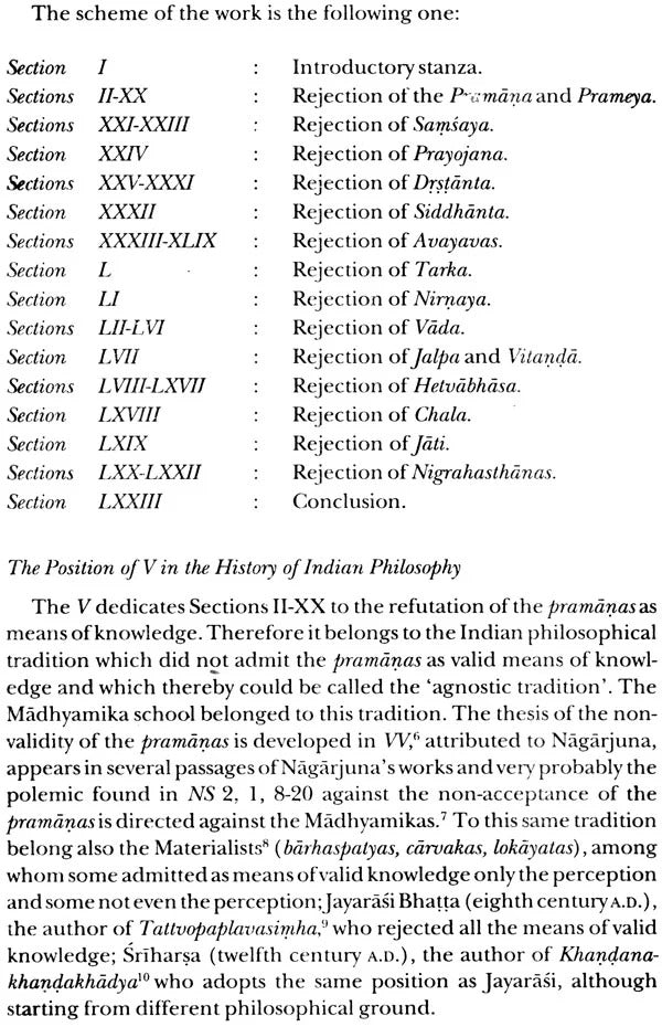 Nagarjuna's Refutation of Logic (Nyaya) Vaidalyaprakarana: Tibetan Text, English Translation Commentary with Introduction and Notes