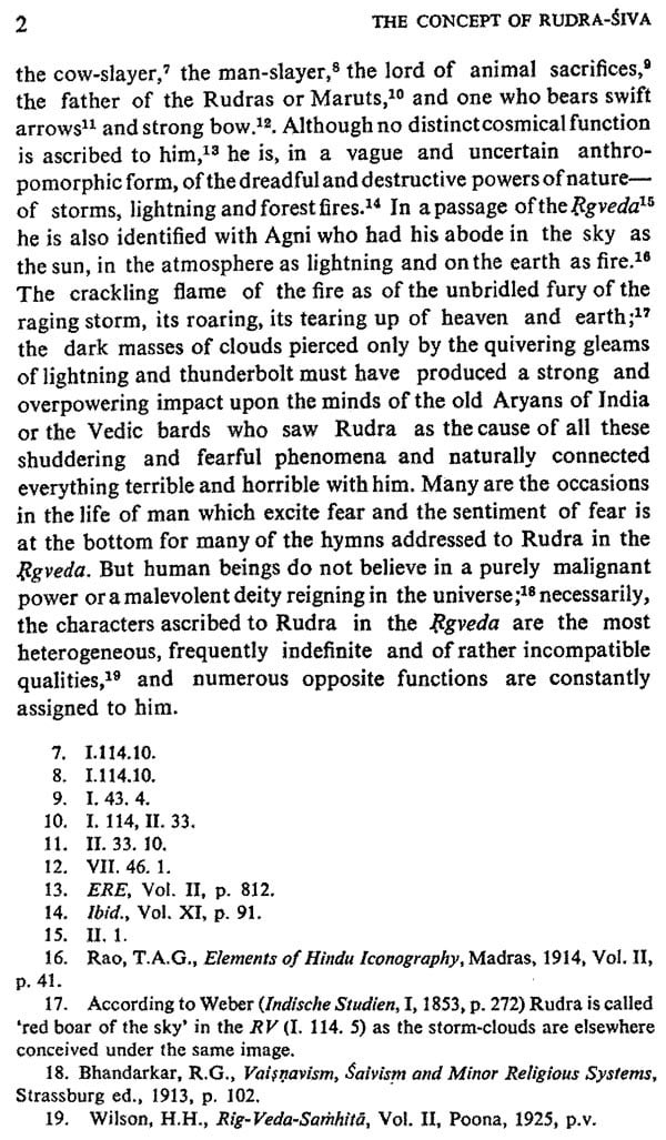 The Concept of Rudra Siva Through the Ages