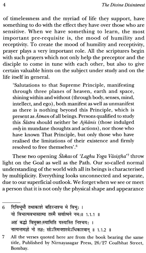 The Wisdom of Vasistha: A Study on Laghu Yoga Vasistha from a Seeker's point of view