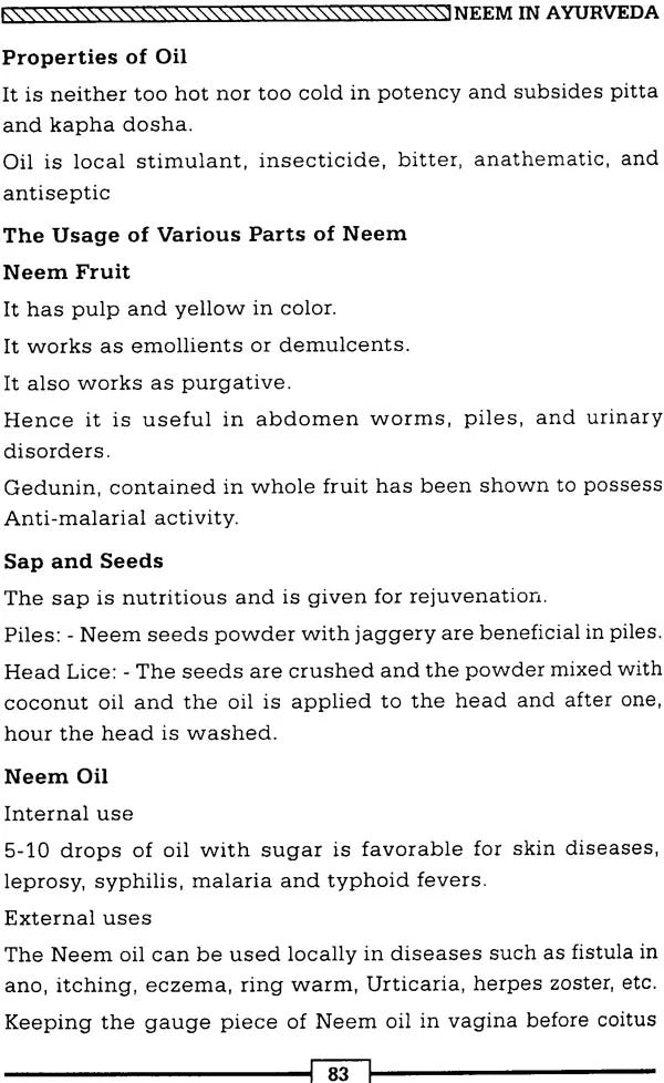 Neem in Ayurveda