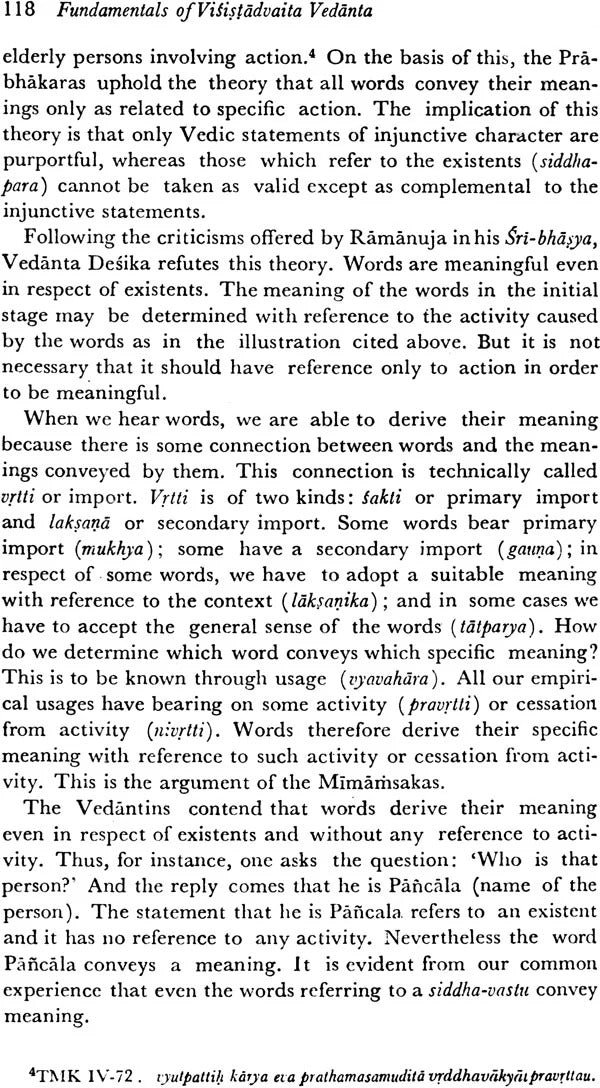 Fundamentals of Visistadvaita Vedanta: A Study Based on Vedanta Desika's Tattva Mukta Kalapa