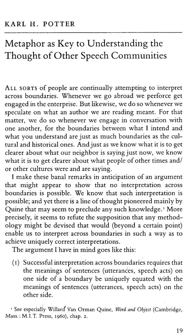 Interpreting Across Boundaries, New Essays in Comparative Philosophy