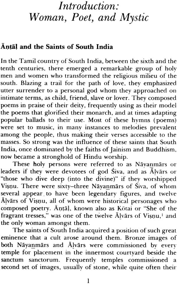 Antal and Her Path of Love: Poems of a Woman Saint from South India