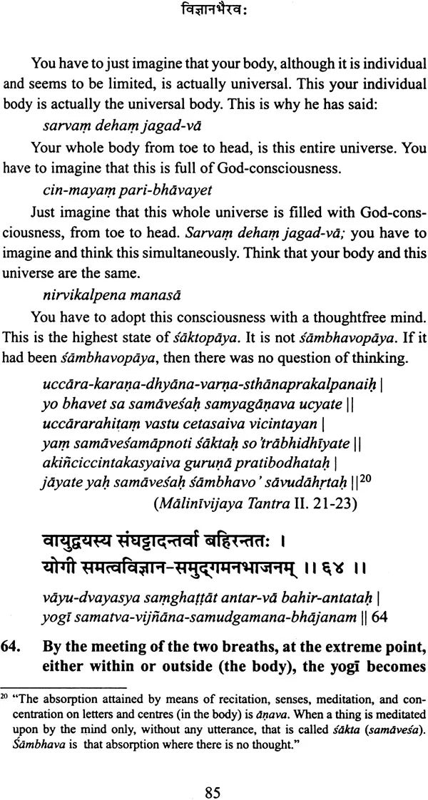 Vijnana Bhairava: The Practice of Centring Awareness