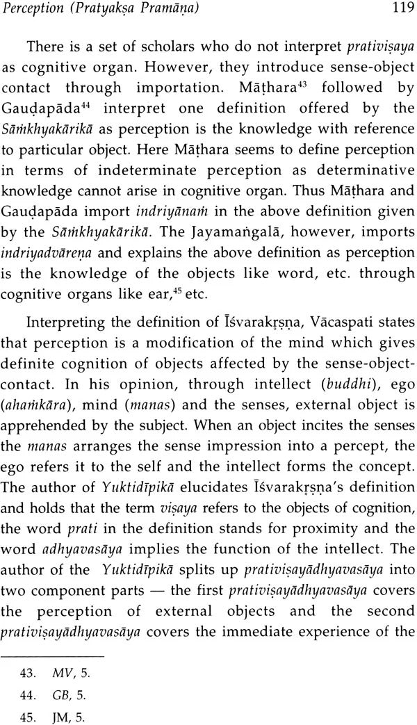 Samkhya-Yoga Epistemology