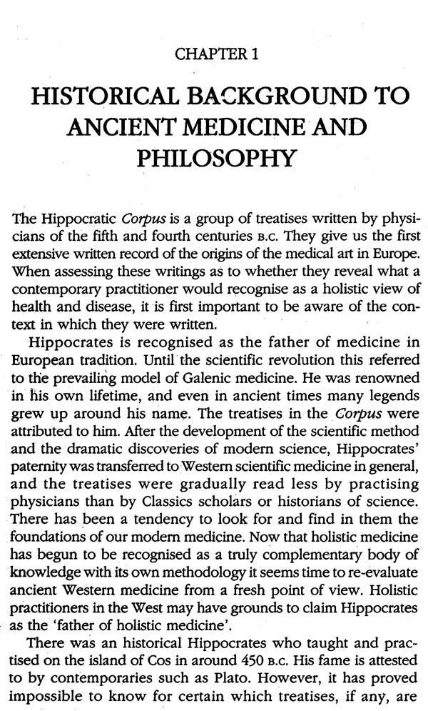 The Nature of the Whole: Holism in Ancient Greek and Indian Medicine