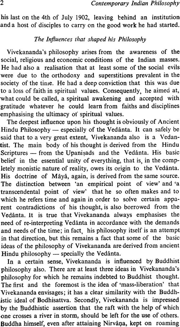 Contemporary Indian Philosophy