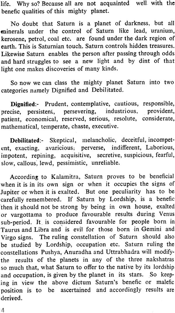 Saturn: A Friend or Foe?