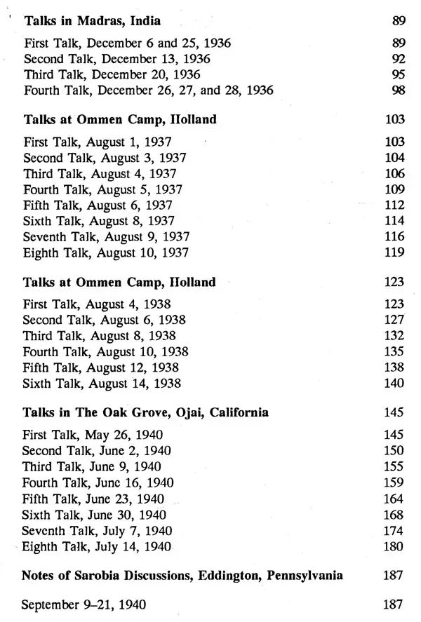 The Collected Works of J. Krishnamurti The Mirror of Relationship Volume III 1936- 1944