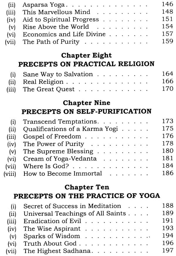 Precepts For Practice