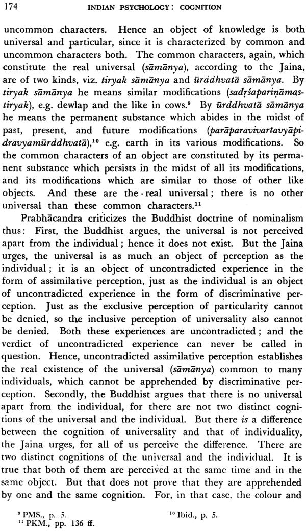 Indian Psychology (3 Vols.): V.I Cognition; Vol.II Emotion and Will; Vol.III Epistemology of Perception