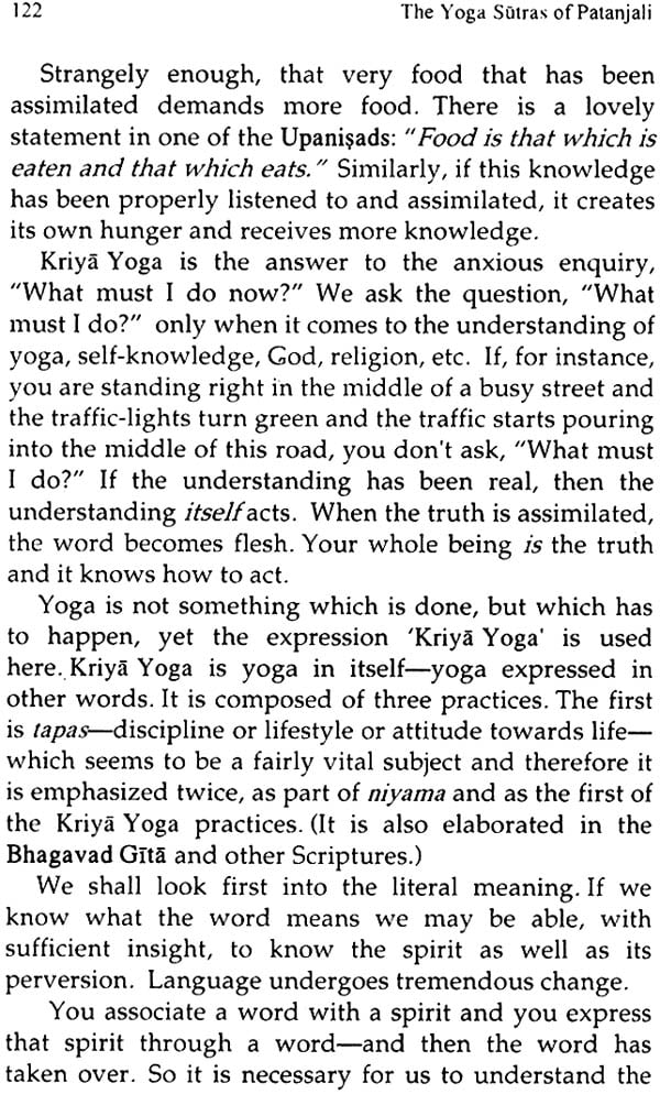 The Yoga Sutras of Patanjali