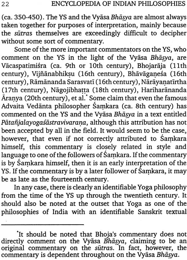 Encyclopedia of Indian Philosophies: Volume 12: Yoga: Indias Philosophy of Meditation