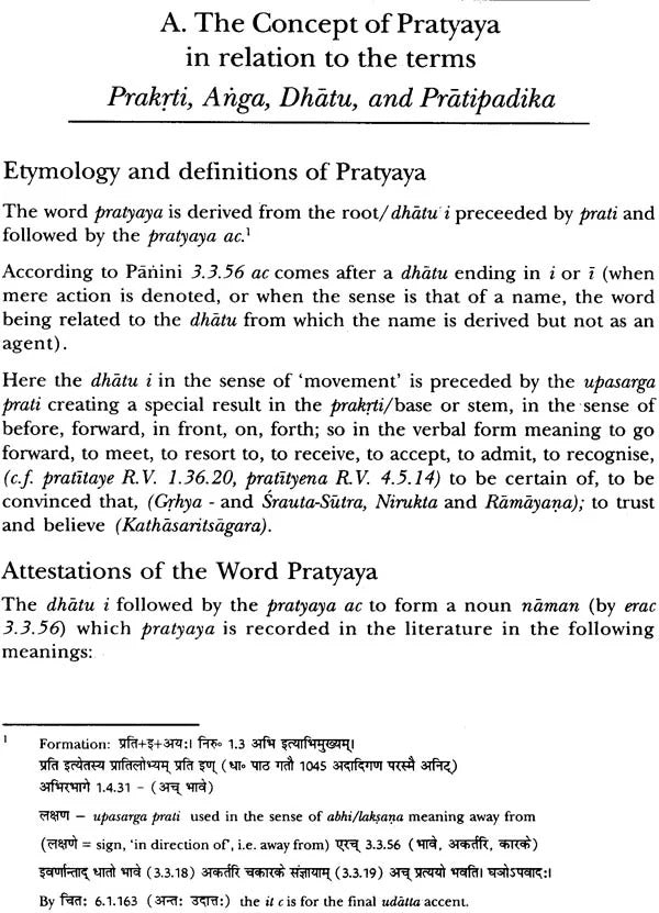 Vyakarana Mahabhasya of Patanjali on Panini 3.1 (Ahnikas 1 to 6): Text, Translation with Introduction and Technical Notes