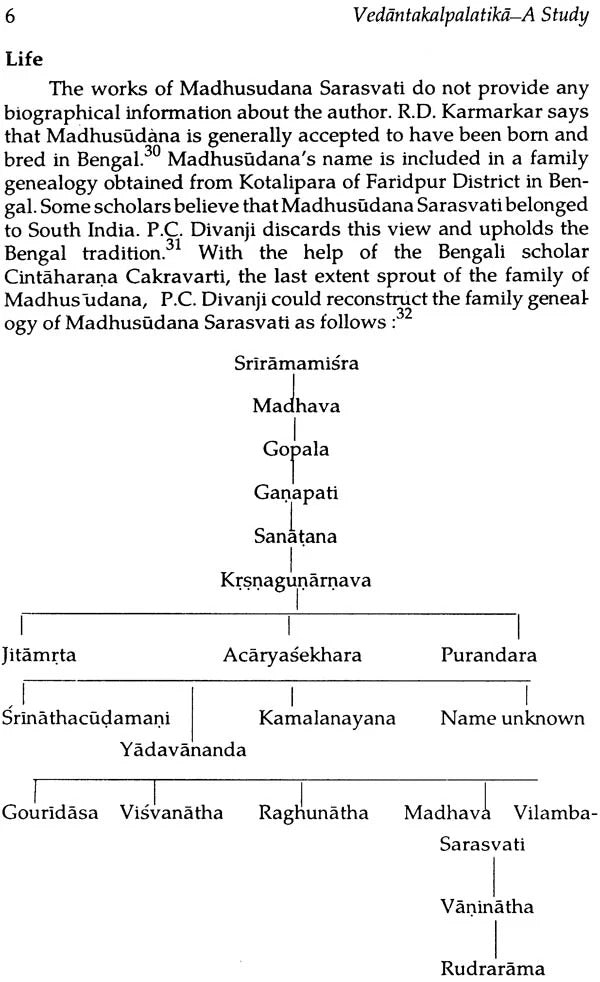 Vedantakalpalatika – A Study