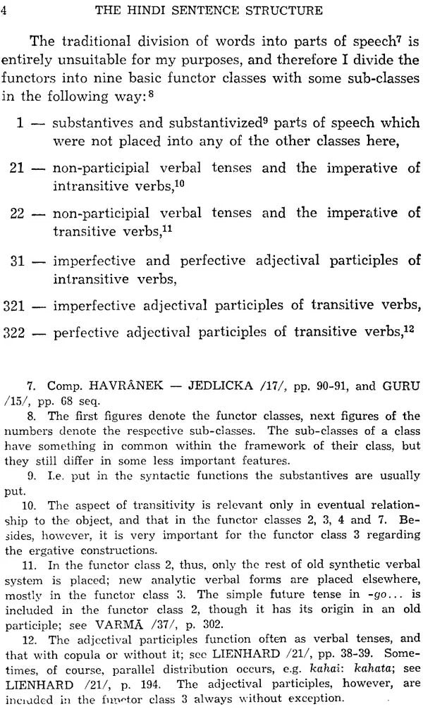 The Hindi Sentence Structure in The Works of Tulsidas