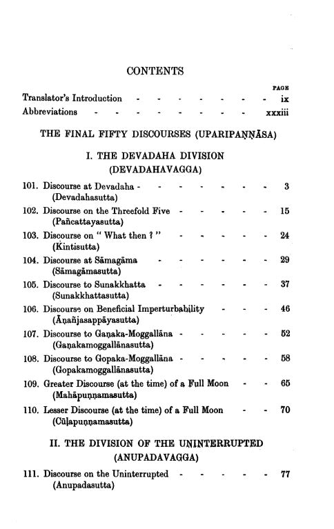 Collection of the Middle Length Sayings (in 3 Vol Set.)