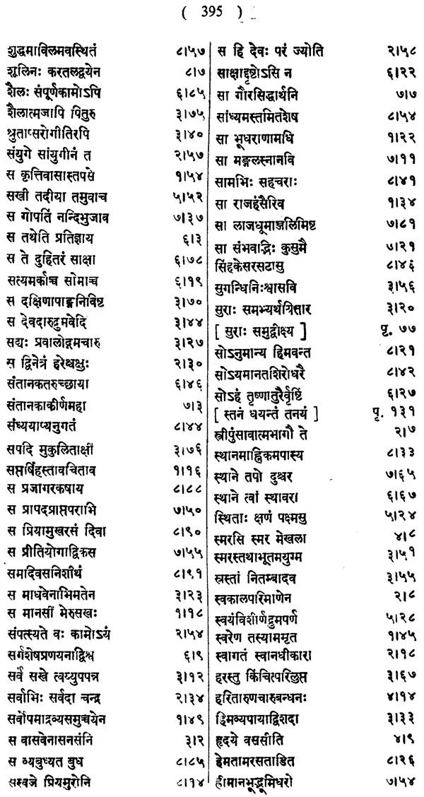 Kumarasambhava of Kalidasa :Cantos I-VIII (Edited with Commentary of Mallinatha