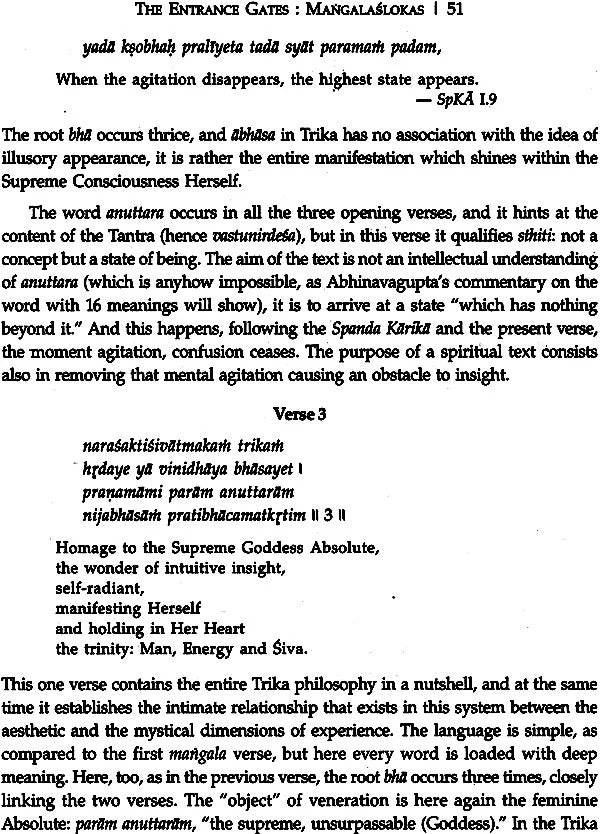 Abhinavagupta’s Hermeneutics of the Absolute Anuttaraprakriya An Interpretation of his Paratrisika Vivarana