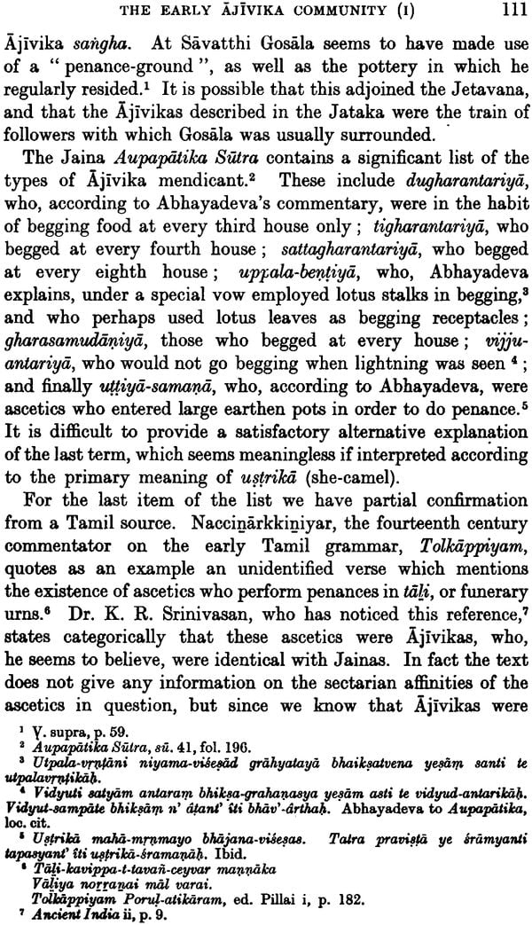 History and Doctrines of the Ajivikas: A Vanished Indian Religion