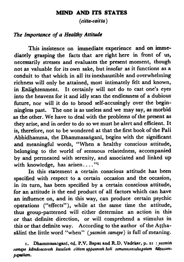 Philosophy and Psychology in the Abhidharma