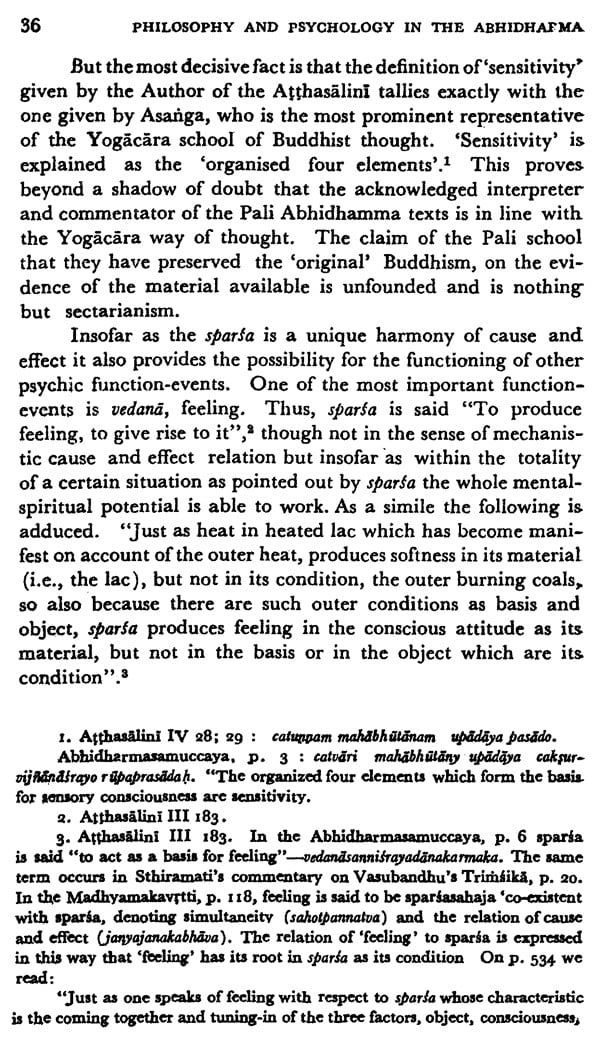 Philosophy and Psychology in the Abhidharma