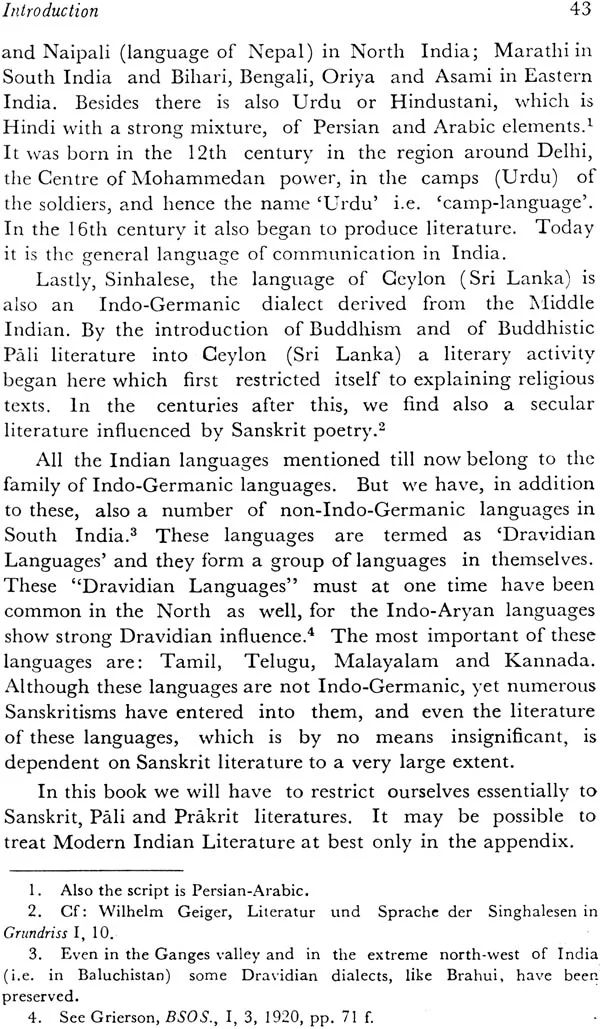 A History of Indian Literature – Introduction, Veda, Epics, Puranas and Tantras (Volume I)