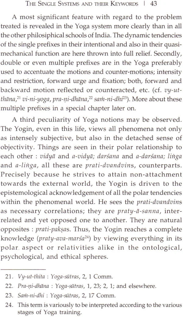 The Significance of Prefixes in Sanskrit Philosophical Terminology