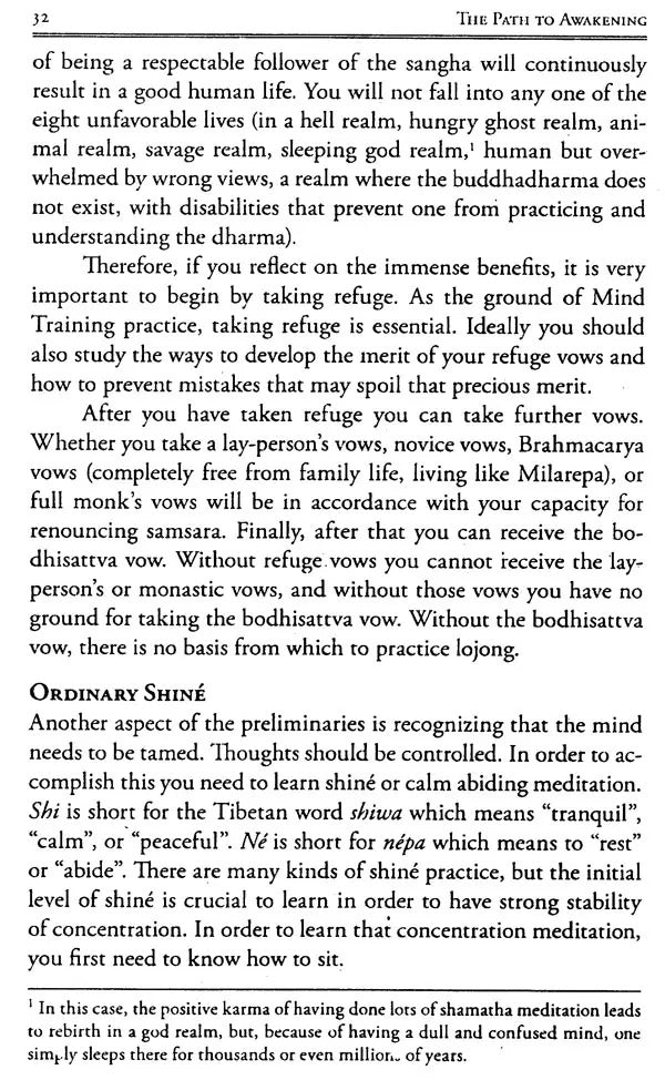 The Path to Awakening: A Commentary on Ja Chekawa Yeshe Dorje's Seven Points of Mind Training