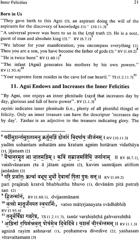 Secrets of Effective Work : Agni's Guidance (Based on Rig Veda Mantra-s) (Sanskrit Text with Transliteration and English Translation)