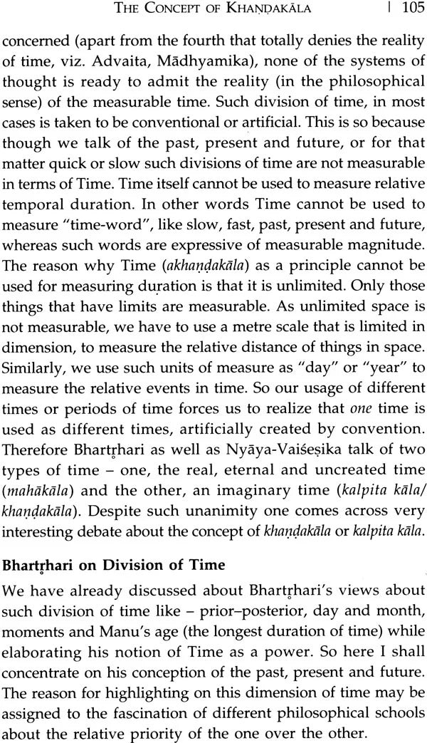 Kalasakti Bhartrhari’s Philosophy of Time