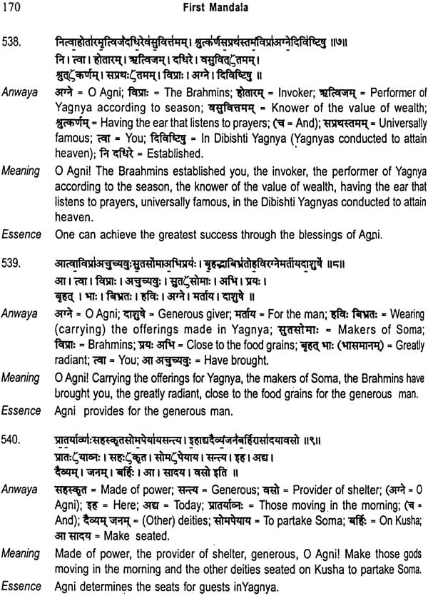 Modern English Translation of The Rig Veda Samhitaa (Vol I)