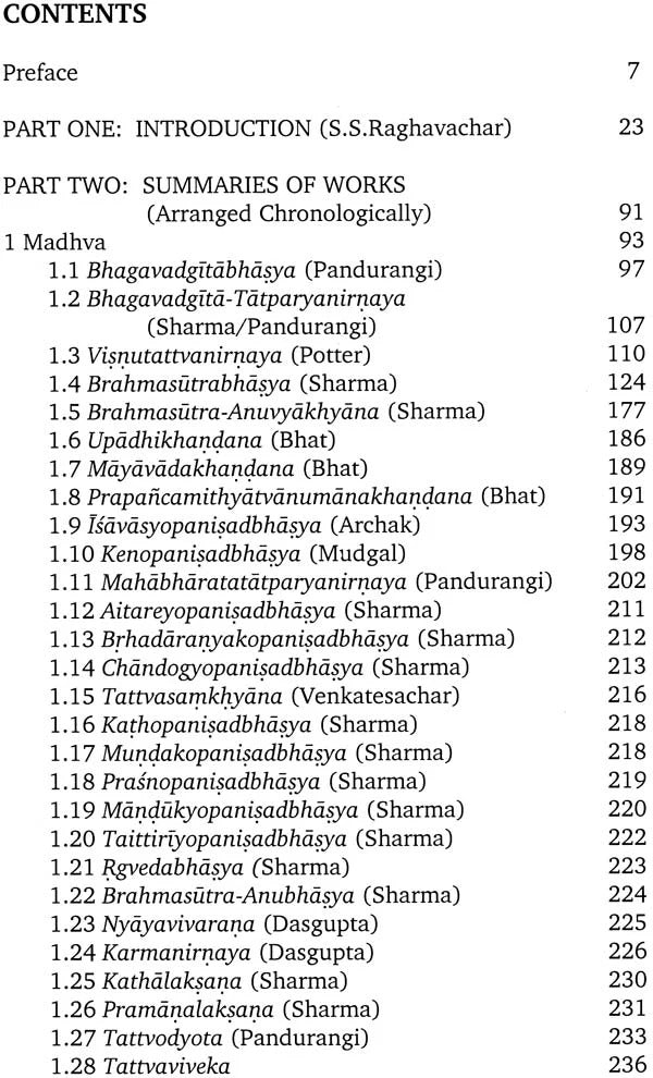 Encyclopedia of Indian Philosophies, Vol.18: Dvaita Vedanta Philosophy