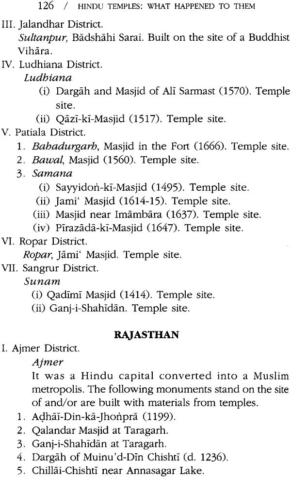 Hindu Temples: What Happened to Them (Set of 2 Volumes)