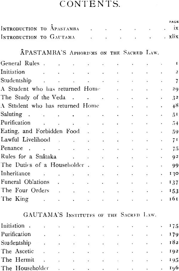 The Sacred Laws of The Aryas: As Taught in The School of Apastamba, Gautama, Vasishtha, and Baudhayana ( in 2 Volumes Set)