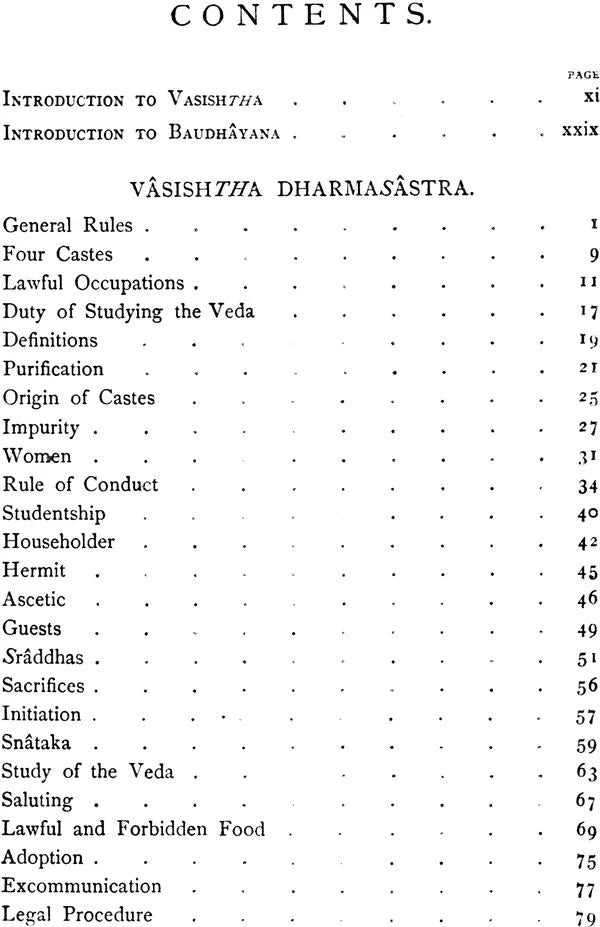 The Sacred Laws of The Aryas: As Taught in The School of Apastamba, Gautama, Vasishtha, and Baudhayana ( in 2 Volumes Set)