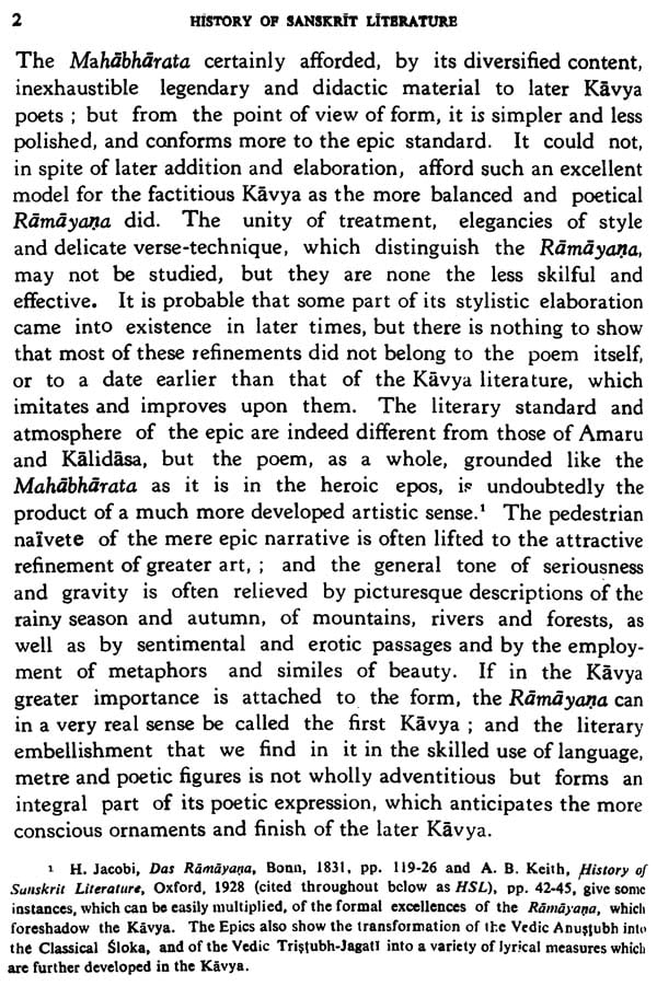 A History Of Sanskrit Literature: Classical Period