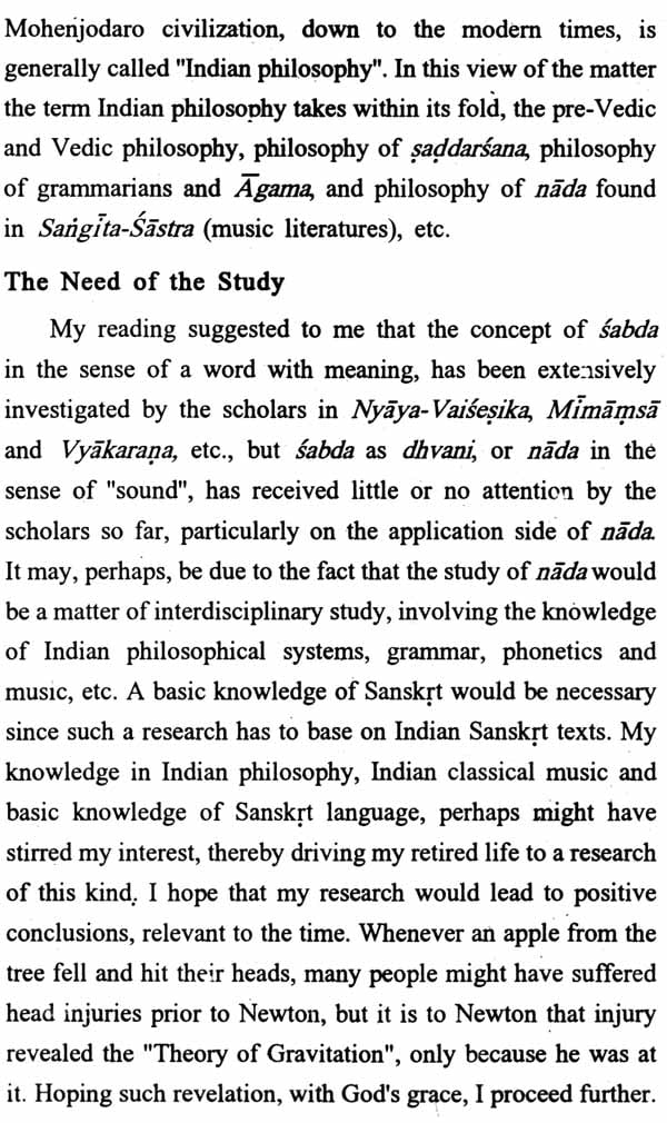 Indian Philosophy of Nada and its Vocal Applications