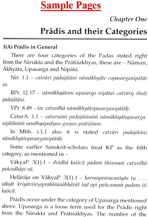 Karmapravacaniyas - Paninian and Vedic