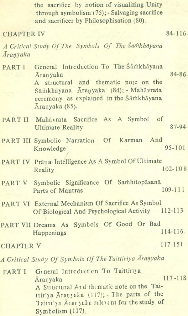 Symbolism in the Aranyakas and Their Impact on the Upanisads