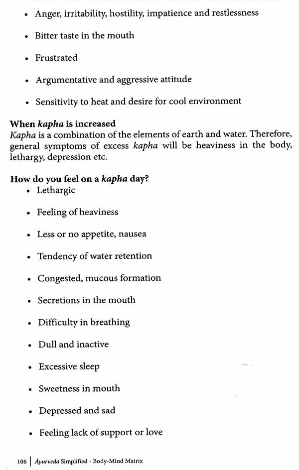 Ayurveda Simplified (Body-Mind Matrix)